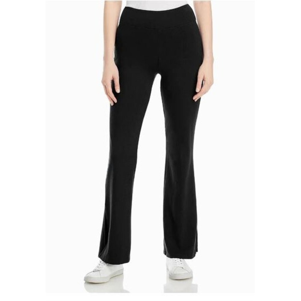 SUNDRY Women Black Flared Leggings Pants PS21-4Y-P20 Size 0 USA Made